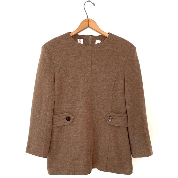 Tom And Linda PlattSaks Fifth Avenue Vintage Brown Sweater stop
